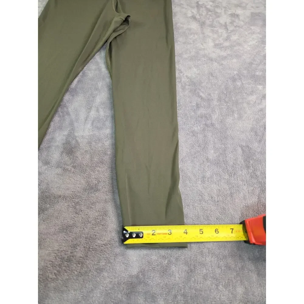 Nike DRI-FIT Yoga Leggings Womens Size M Green High-Waisted 7/8 Gym Workout C38